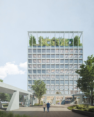 Het nieuwe gebouw Nobel I op campus UZ Gent