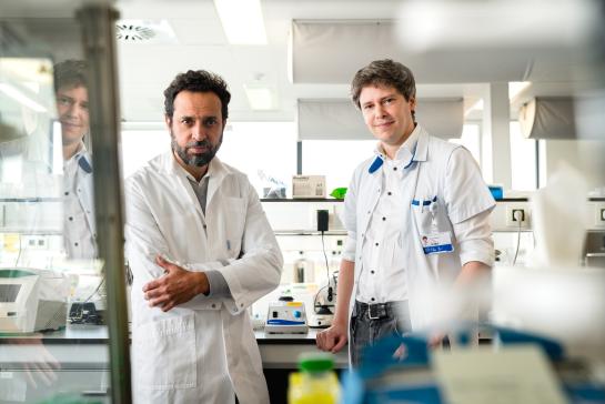 Professor dokter Karim Vermaelen en dokter Dieter Stevens