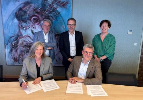 Ondertekening samenwerking UZ Gent en AZ Sint-Lucas voor Radiotherapie-oncologie