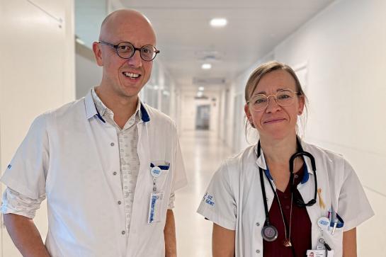 Prof. dr. Guy Laureys en prof. dr. Tessa Kerre