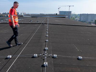 Nieuwe dakbedekking K1, K2, B1 en B2