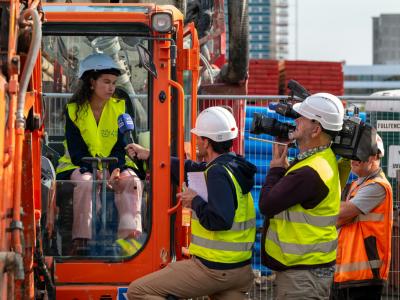 start graafwerken nieuw hoofdgebouw - interview